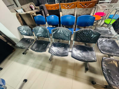 SILLA FIJA VENSO RTA-616T4 4 ASIENTOS SIN TAPIZ F20