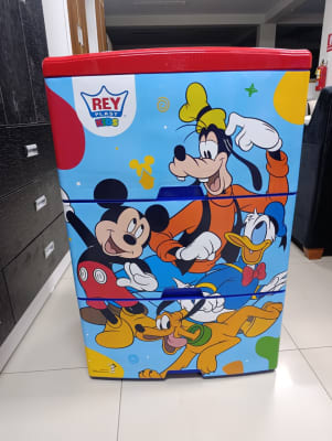 COMODA PLASTICO REY BIG BOX DECORADA 3 PISOS F10