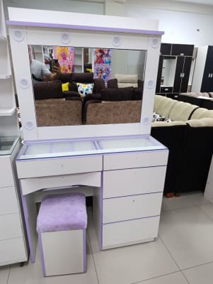 TOCADOR 100CM MELAMINA MALLQUI 100ANX160ALX40FDO CM F901