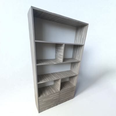 ESTANTE 100CM RAFA MELAMINA 100ANX180ALX40FDO CM F55