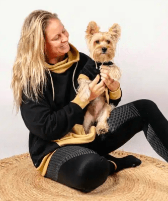 POLERON ADULTO CUELLO CAFE H