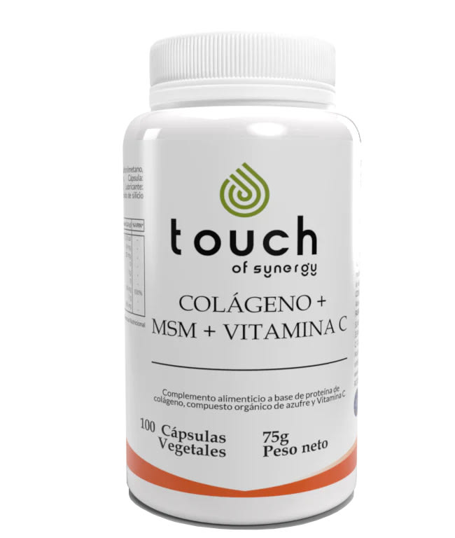 COLÁGENO + MSM + VITAMINA C 100 cápsulas Sunshine Andina