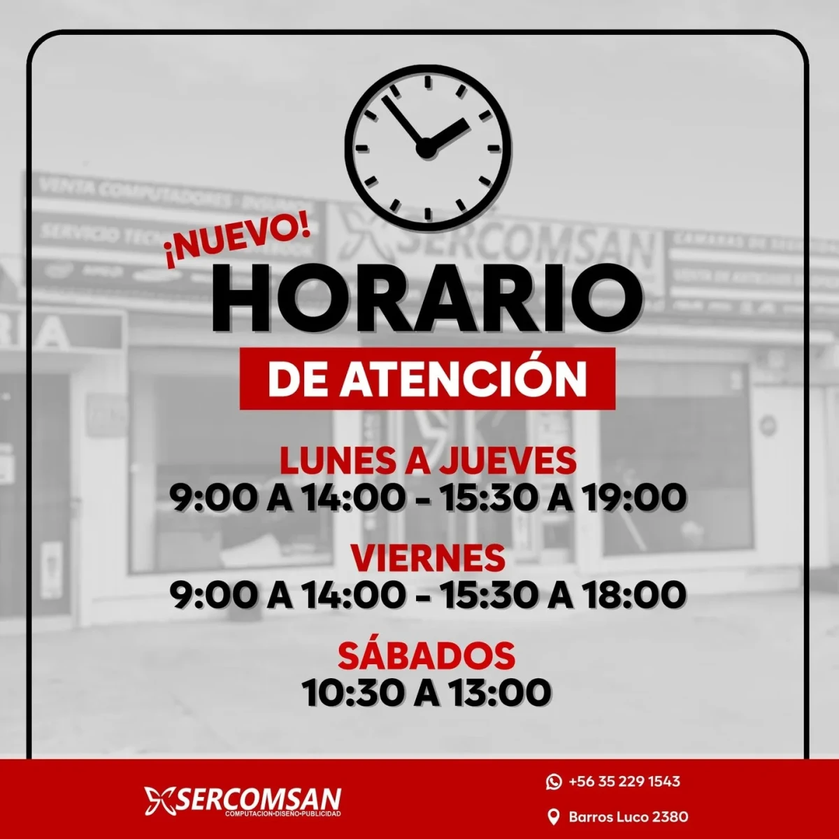 Horario de Atención