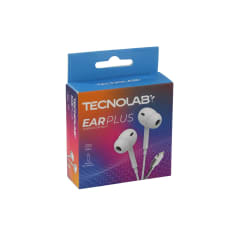Audífono Tecnolab in ear conector tipo C White