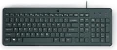 Teclado Alámbrico HP 150 (USB, Negro)