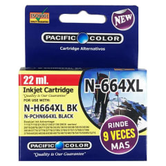 TINTA PACIFIC COLOR N- 664 XL Negro Alternativa