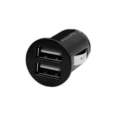 CARGADOR DE 12 VOLTS DOBLE 2,4 AMP PHILIPS DLP2554