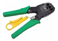 Combo Alicate Crimpeadora Rj45 Pelacables