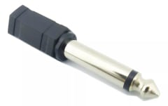 ADAPTADOR 3.5MM STEREO JACK A 6.3MM STEREO