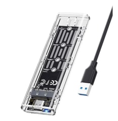 Cofre SSD M.2 NVME Transparente