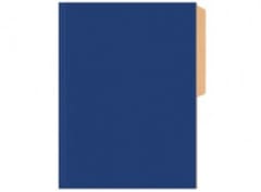 CARPETA CARTULINA PIG.BRILLANTE AZUL CLARO BUHO