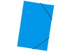CARPETA CARTERA C/ELASTICO AZUL CLARO
