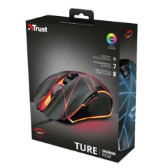 Mouse Gamer Trust GXT160 TURE, 7 Botones, 4000 DPI, Óptico, USB