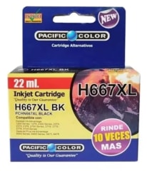 CARTUCHO TINTA PACIFIC COLOR REMAN ECO 67 NEGRO