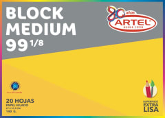 BLOCK DIBUJO 99 1/8 20 HJ ARTEL