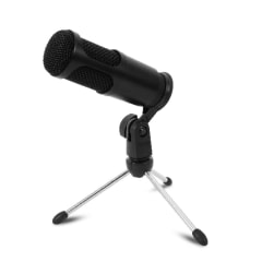 STUDIO MICROPHONE CON TRIPODE NEGRO PHILCO