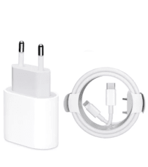 CARGADOR CELULAR 20W CON USB-C CON CABLE TIPO C