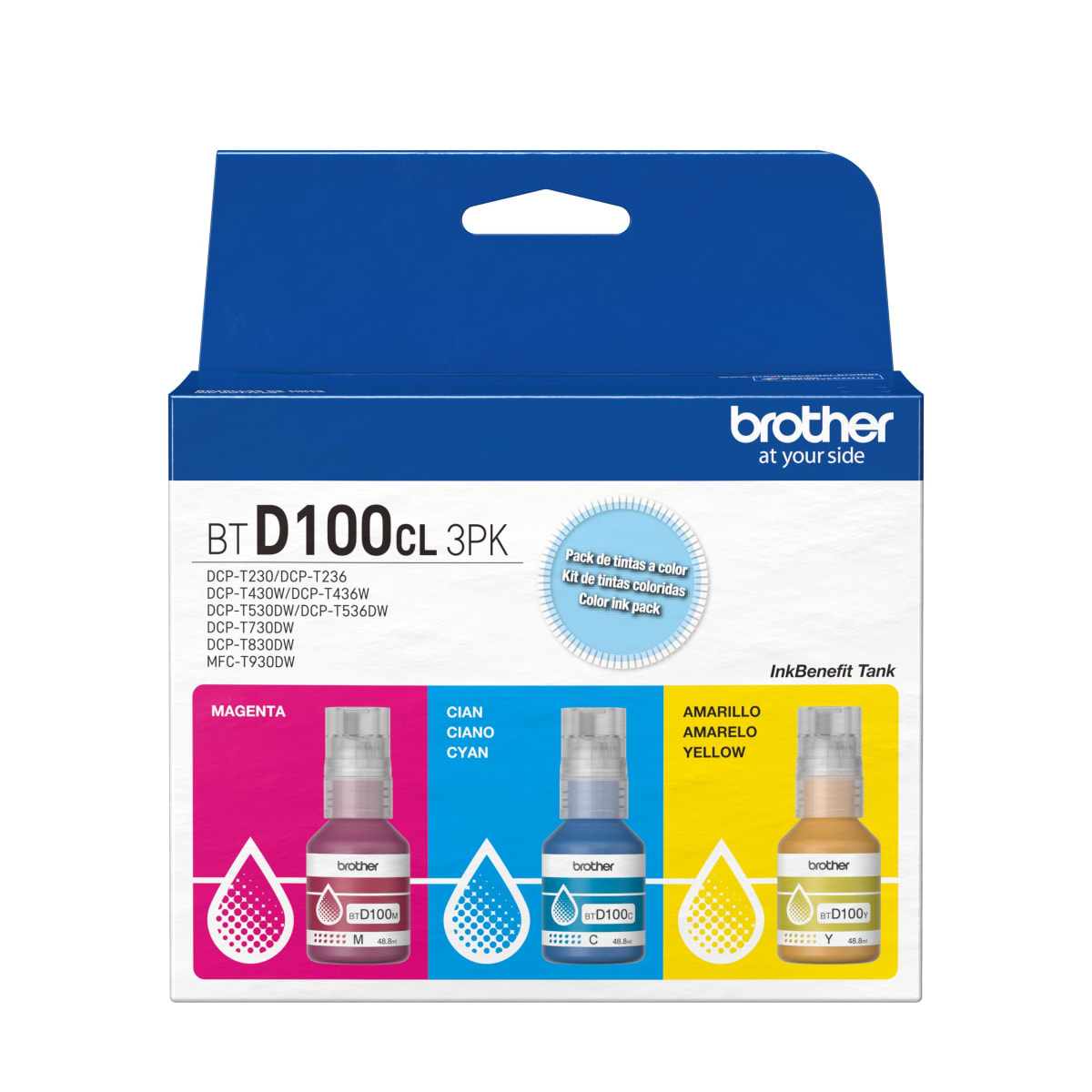 PACK 3 BOTELLAS DE TINTA D1001
