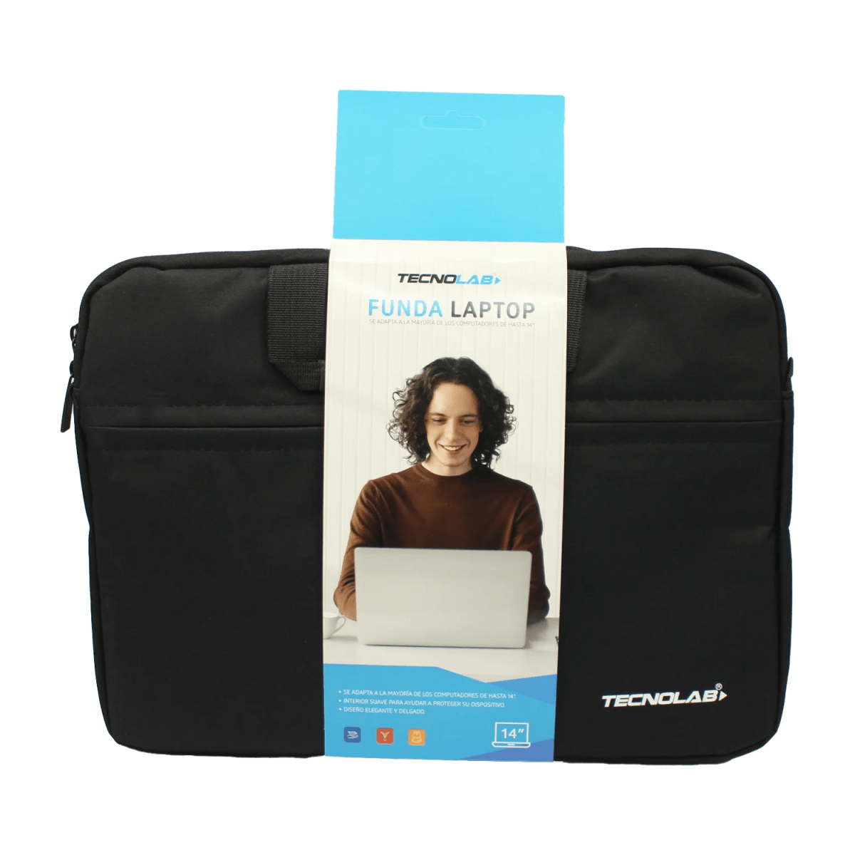 BOLSO PARA NOTEBOOK DE 14 PULGADAS, COLOR BLACK3