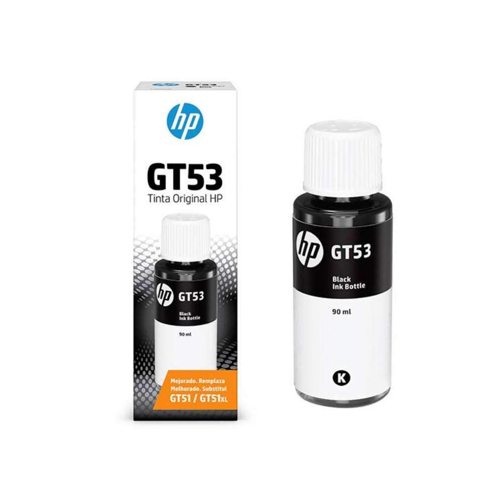 BOTELLA TINTA PACIFIC COLOR COMPATIBLE CON HP GT53 BLACK1