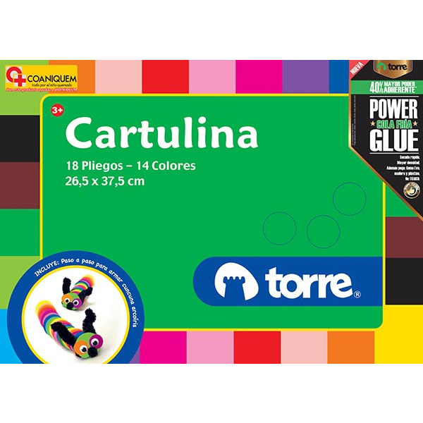 CARPETA ESC. CARTU COLOR 18 HJ TORRE1