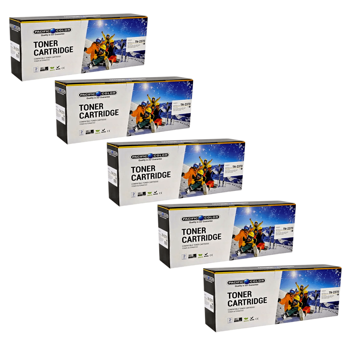 Pack 5 x Brother TN-2370 | Toner Alternativo1