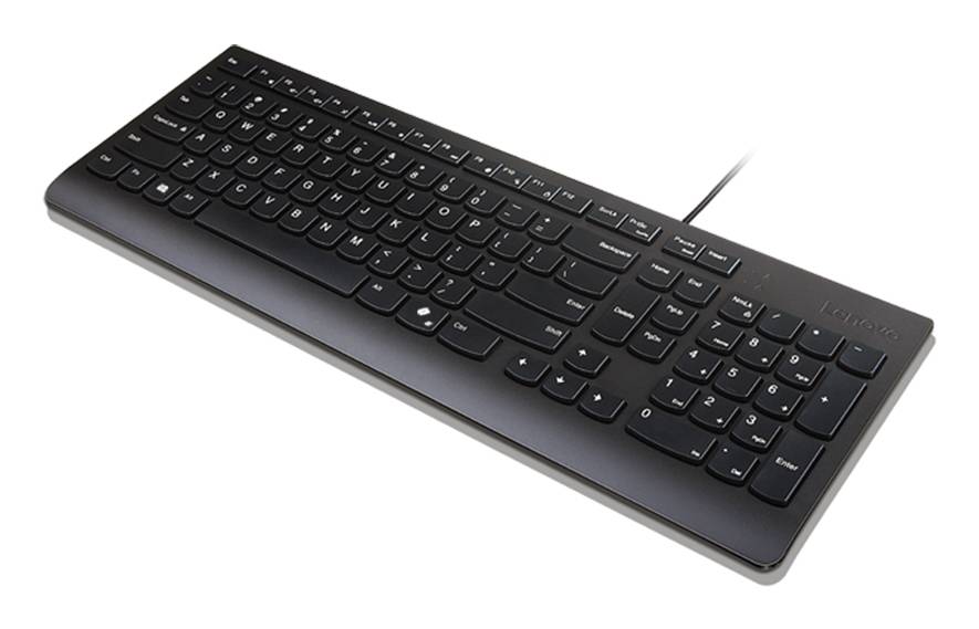 Teclado Lenovo Essential Wired USB Español Completo Resistente Derrames Oficina Hogar2