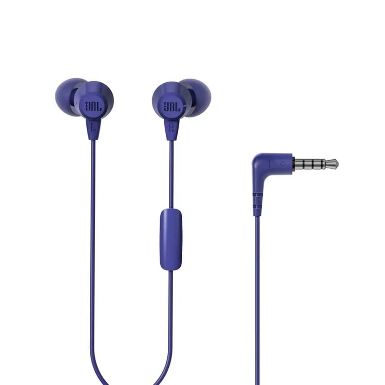 JBL Audifonos In-ear C50HI Azul1