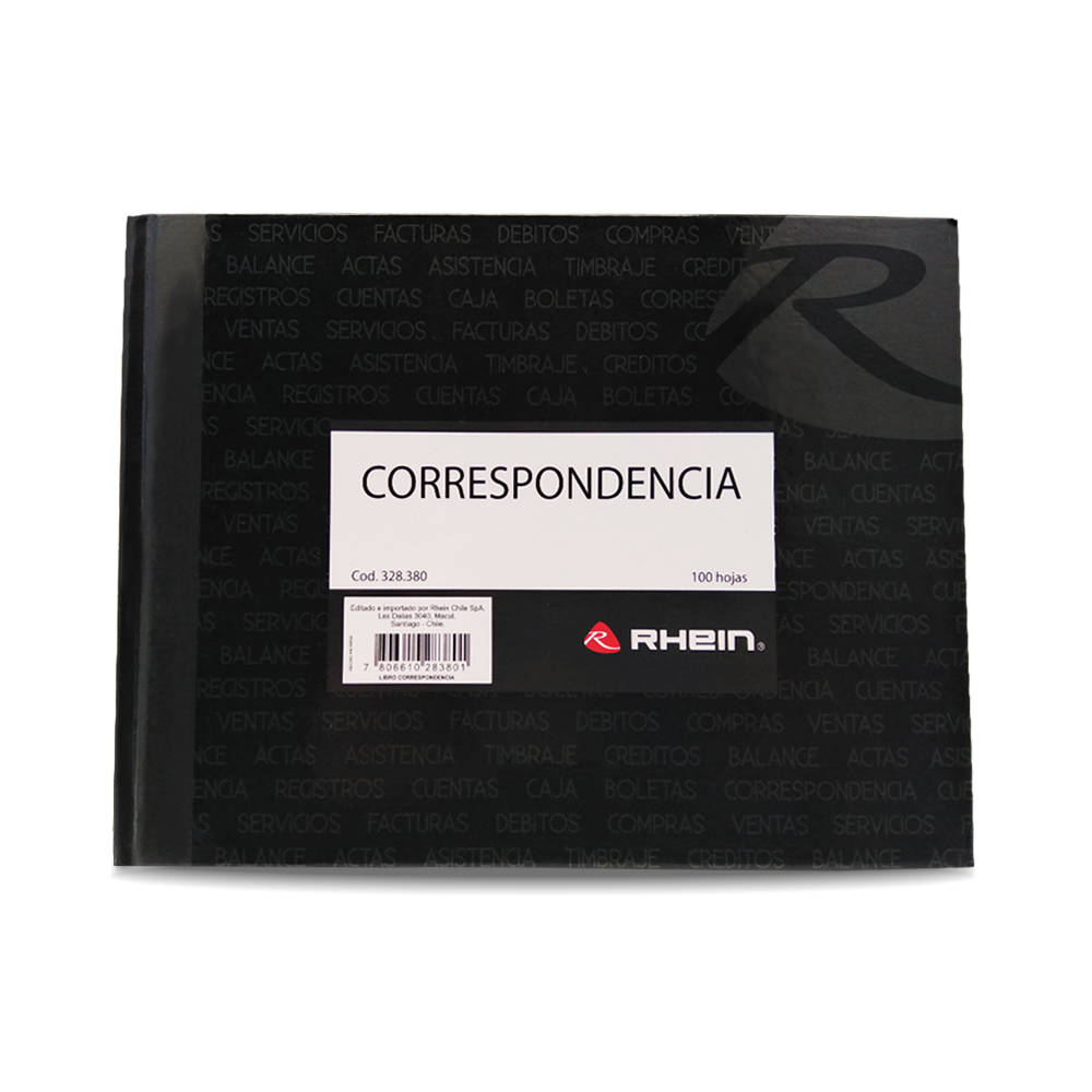 LIBRETA CORRESPONDENCIA 100 HJ.RHEIN1