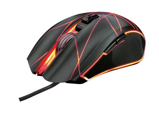 Mouse Gamer Trust GXT160 TURE, 7 Botones, 4000 DPI, Óptico, USB4