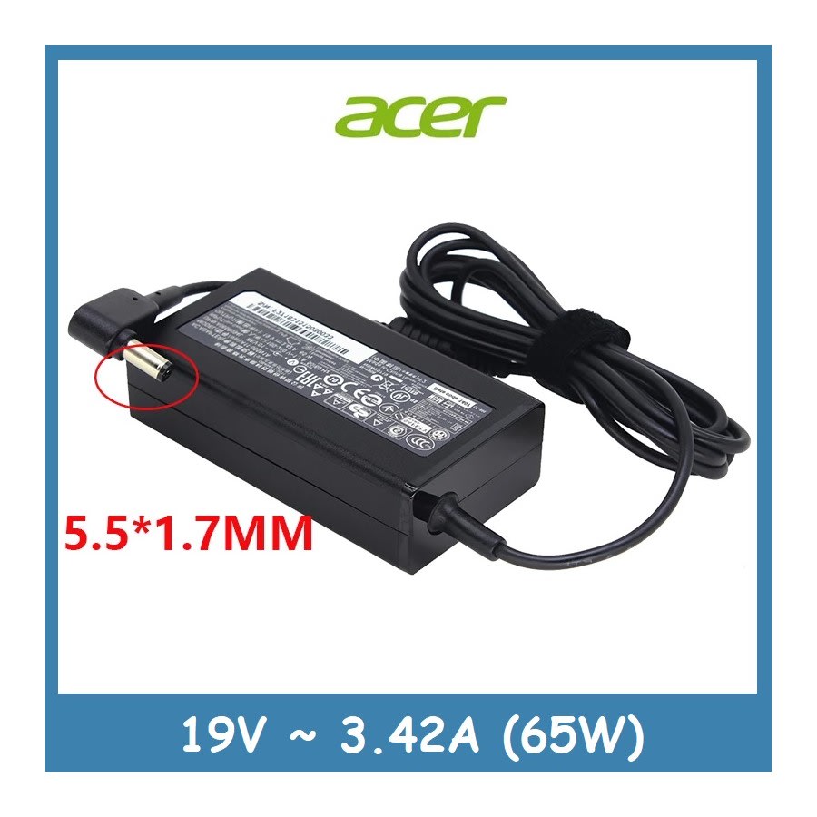 Cargador Original Acer 65w 19v 3.42a 5.5 X 1.7 Mm1