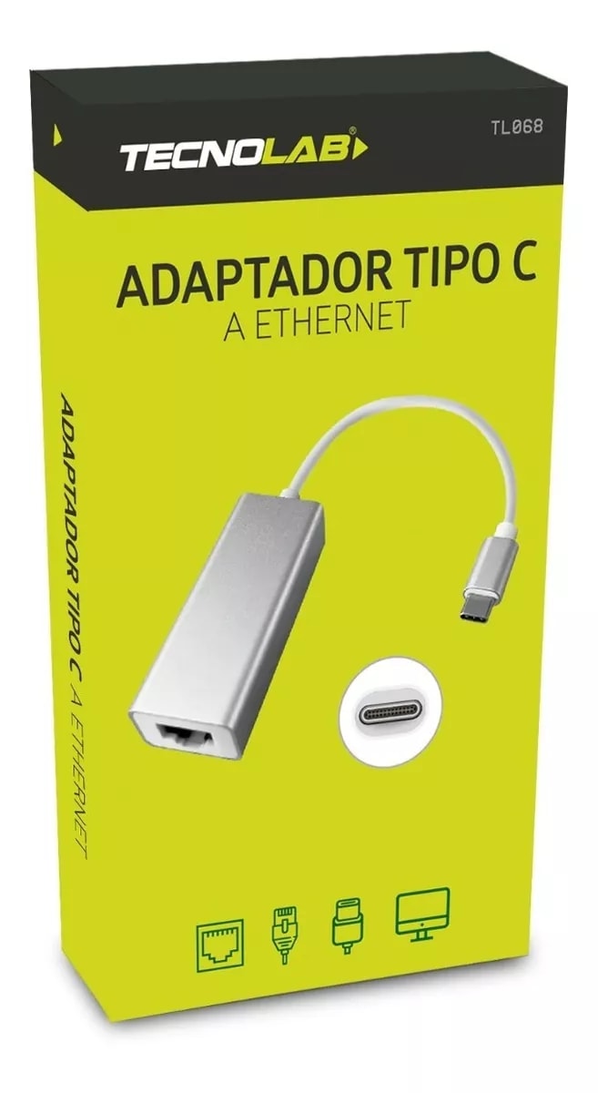ADAPTADOR TIPO C A RJ45 1000MBPS TECNOLAB1