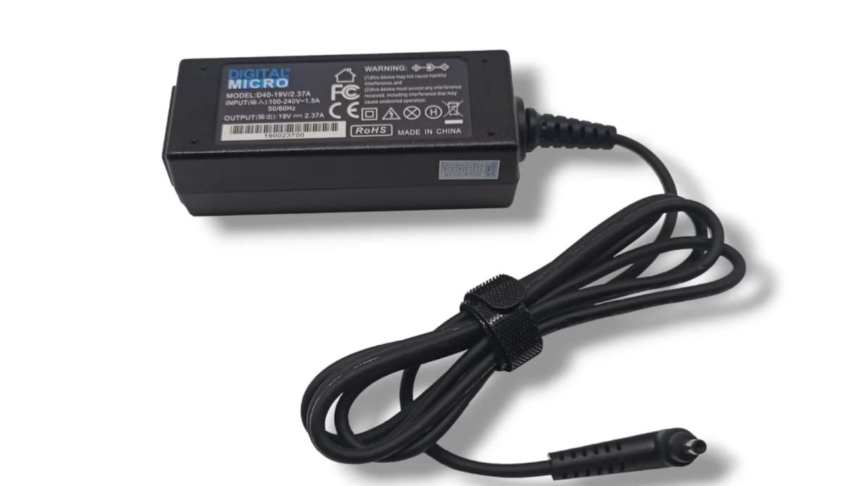 CARGADOR DIGITAL MICRO ACER 19V 2.37A 45W 3.0x1.01