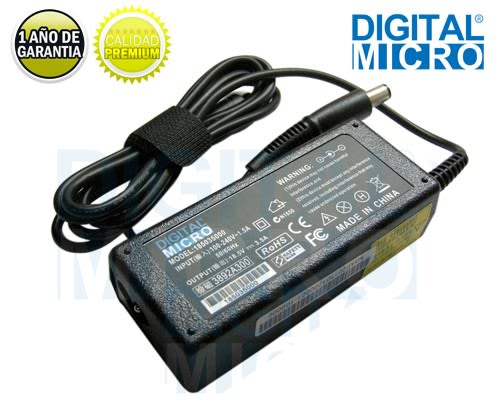 Cargador Alternativo DIGITAL MICRO HP 18,5V - 3,5A 65W NOTEBOOK PIN CENTRAL1