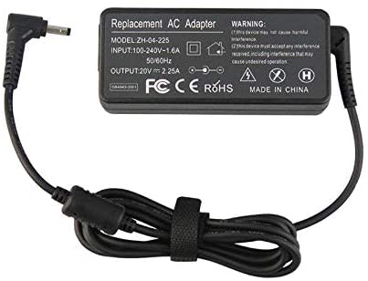 CARGADOR NOTEBOOK 20V/2,25A 45W COMPATIBLE CON LENOVO PIN 4,0*1,71