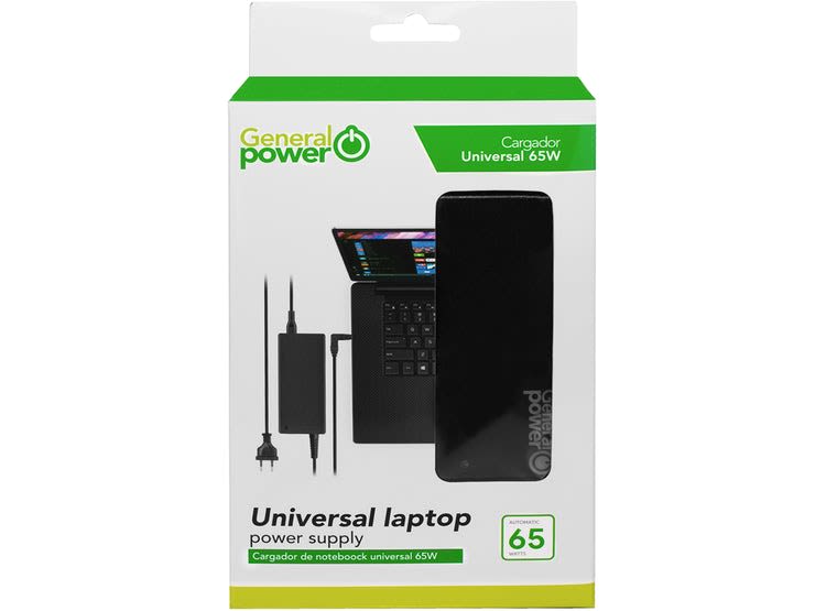 CARGADOR UNIVERSAL 65W SLIM GENERAL POWER1