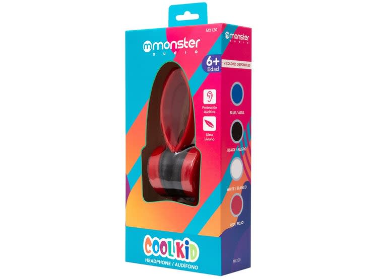 AUDIFONO MONSTER MXX-120 ROJO4