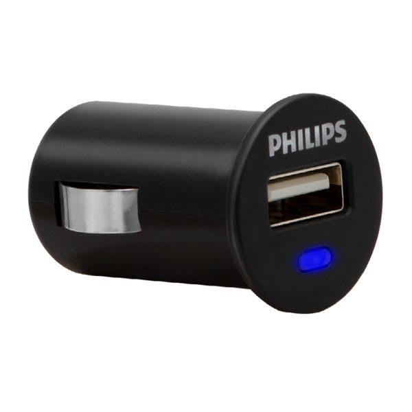 CARGADOR DE 12 VOLTS SIMPLE 2,1 AMP PHILIPS DLP2551B2