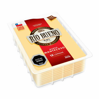 QUESO MANTECOSO LAMINADO RÍO BUENO COLÚN 250GR1
