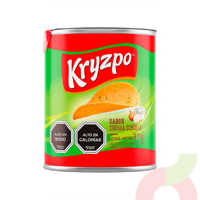 PAPAS FRITAS SABOR CREMA CEBOLLA KRYZPO 37g1