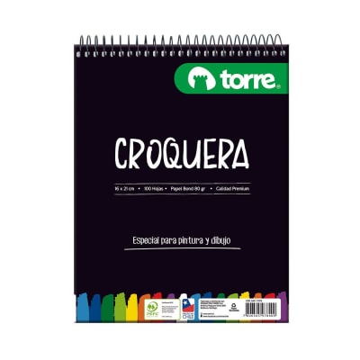 CROQUERA 16X21 100 HOJAS TORRE1