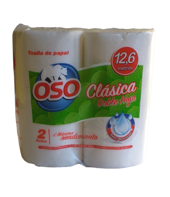 TOALLA DE PAPEL OSO PACK 2UN.1