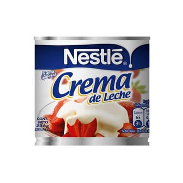 CREMA DE LECHE NESTLE LATA 236GR1