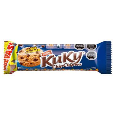 GALLETA KUKY CHIP CHIPERS 190GR1