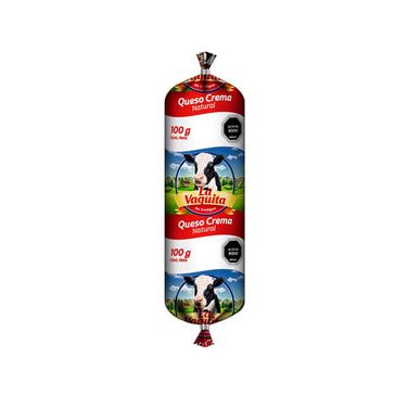 QUESO CREMA LA VAQUITA NATURAL 100GR1