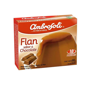 AMBROSOLI FLAN CHOCOLATE 90GR.1