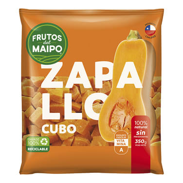 ZAPALLO CUBOS FRUTOS DEL MAIPO 350GR1