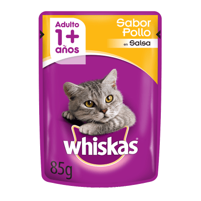 WHISKAS SABOR POLLO 85GR1