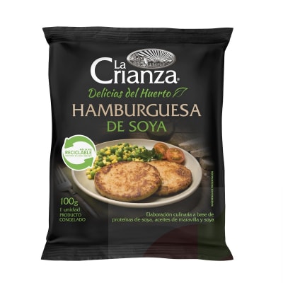 HAMBURGUESA DE SOYA LA CRIANZA 100GR1