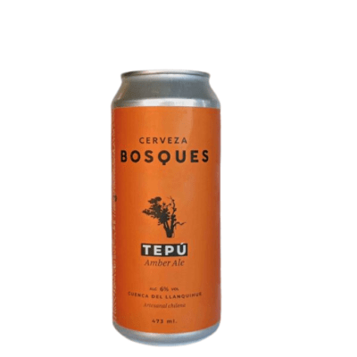 CERVEZA BOSQUES AMBER ALE TEPU 473CC1